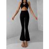 Černé sportovní jóga zvonové kalhoty ZAHIRU (Veľkosť L)