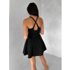 Čierne tenisové krátke šaty ROUTALA