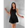 Čierne tenisové krátke šaty ROUTALA