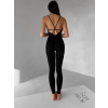 Čierny športový push up overal ELANTRA
