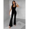Černý tvarující sportovní overal WOLTERA (Veľkosť L)