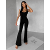 Čierny tvarujúci športový overal WOLTERA