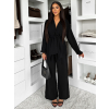 Čierny voľný nohavicový kostým KLAVONIX