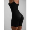 Černý zeštíhlující stahovací korzet overal OLWENA (Veľkosť L)