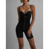 Čierny zoštíhľujúci sťahujúci korzet overal OLWENA