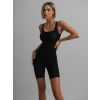 Černý zeštíhlující stahovací overal FELINA (Veľkosť L)