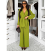 Zelený voľný nohavicový kostým KLAVONIX