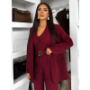 Bordó kostýmkový komplet HOULET s vestou