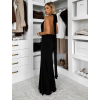 Čierne dlhé spoločenské šaty CAELINA