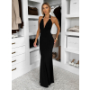 Čierne dlhé spoločenské šaty CAELINA