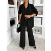 Čierny 3 dielny nohavicový kostým HOULET
