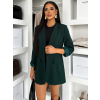 Smaragdové elegantní basic sako SIRONA (Veľkosť ONESIZE)