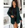 Smaragdové elegantní basic sako SIRONA (Veľkosť ONESIZE)