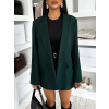 Smaragdové elegantní basic sako SIRONA (Veľkosť ONESIZE)
