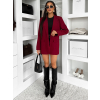Bordó elegantní basic sako SIRONA (Veľkosť ONESIZE)