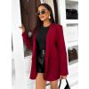 Bordó elegantní basic sako SIRONA (Veľkosť ONESIZE)