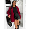 Bordó elegantní basic sako SIRONA (Veľkosť ONESIZE)
