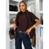 Hnědé basic elastické body ELYVON (Veľkosť ONESIZE)