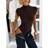 Hnědé basic elastické body ELYVON (Veľkosť ONESIZE)