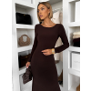 135729 3 hnede dlouhe spolecenske saty tavolie s holymi zady