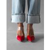 Červené elegantní lodičky na podpatku FYNORY (Veľkosť 36)