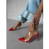 Červené elegantní lodičky na podpatku FYNORY (Veľkosť 36)