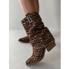Leopardie kovbojky nízke čižmy ZEPHYR na kline