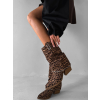 Leopardie kovbojky nízke čižmy ZEPHYR na kline