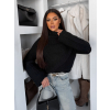Čierny pletený sveter LUREVIA