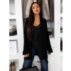 Černý svetrový oversize cardigan RATALA (Veľkosť ONESIZE)