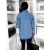 Modrá džínová denim košile TENRIS (Veľkosť ONESIZE)