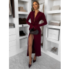 137562 3 vinove dlouhe spolecenske saty ostiven s vystrihem
