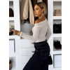 Krémové elegantní body JELVORA (Veľkosť M/L)