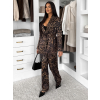 Leopardí elegantný nohavicový kostým LIRVANA