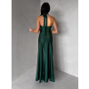 Smaragdové spoločenské dlhé šaty SYVONA