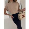 Béžové elegantní tričko AKTIVELLE (Veľkosť ONESIZE)