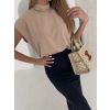 Béžové elegantní tričko AKTIVELLE (Veľkosť ONESIZE)