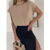 Béžové elegantní tričko AKTIVELLE (Veľkosť ONESIZE)
