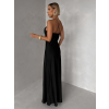 Čierne spoločenské dlhé šaty ZUNDARA na ramienka