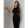 Čierne spoločenské tvarujúce šaty ALYRION
