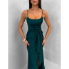 Smaragdové spoločenské dlhé šaty BELUNA