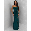 Smaragdové spoločenské dlhé šaty BELUNA