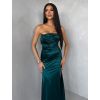 Smaragdové společenské korzetové šaty ZONTIRE (Veľkosť ONESIZE)