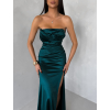 Smaragdové spoločenské korzetové šaty ZONTIRE