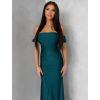 Smaragdové společenské plesové dlouhé šaty LUNZARO (Veľkosť ONESIZE)